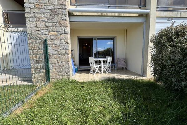 50 m de la mer : T2 avec jardin plein sud à Damgan