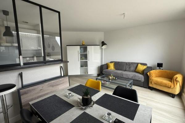 Un appartement prêt à vivre, dans un environnement calme et re