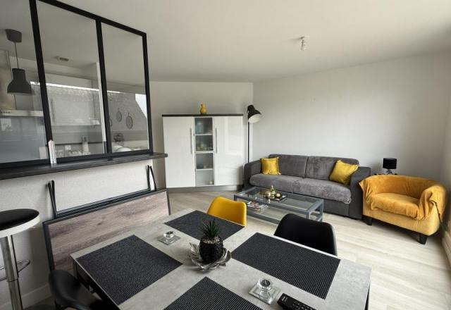 Un appartement prêt à vivre, dans un environnement calme et re