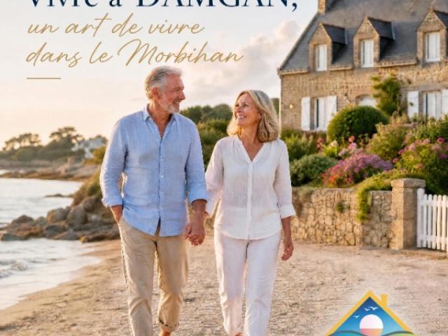 Titre de l'article : Vivre à Damgan, un art de vivre dans le Morbihan