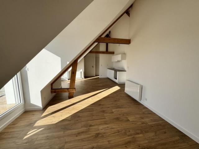 DAMGAN : T3 ENTIÈREMENT RÉNOVÉ AVEC TERRASSE 30M2 VUE MER ÉL